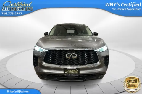 Photos of 2024 INFINITI QX60 LUXE AWD for sale in Grand Island, NY at Certified AutoBrokers