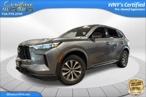 Gray 2024 INFINITI QX60 PURE AWD for sale in Grand Island, NY
