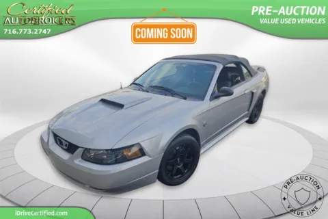 Silver 2004 Ford Mustang GT Deluxe Convertible for sale in Grand Island, NY