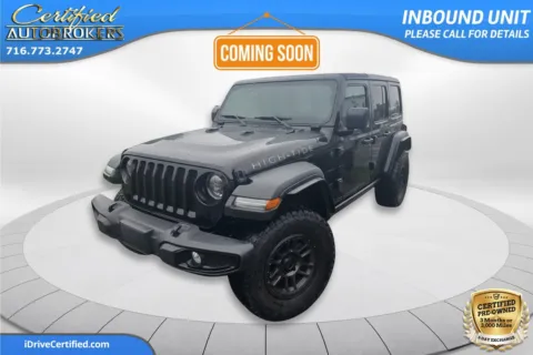 Black 2023 Jeep Wrangler High Tide 4x4 for sale in Grand Island, NY