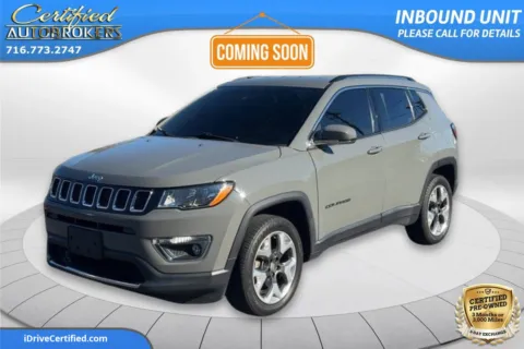 Gray 2021 Jeep Compass Limited 4x4 for sale in Grand Island, NY