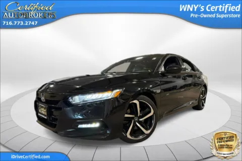 Black 2019 Honda Accord Sedan Sport 2.0T for sale in Grand Island, NY