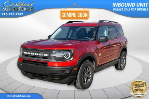 Red 2024 Ford Bronco Sport Big Bend 4x4 for sale in Grand Island, NY