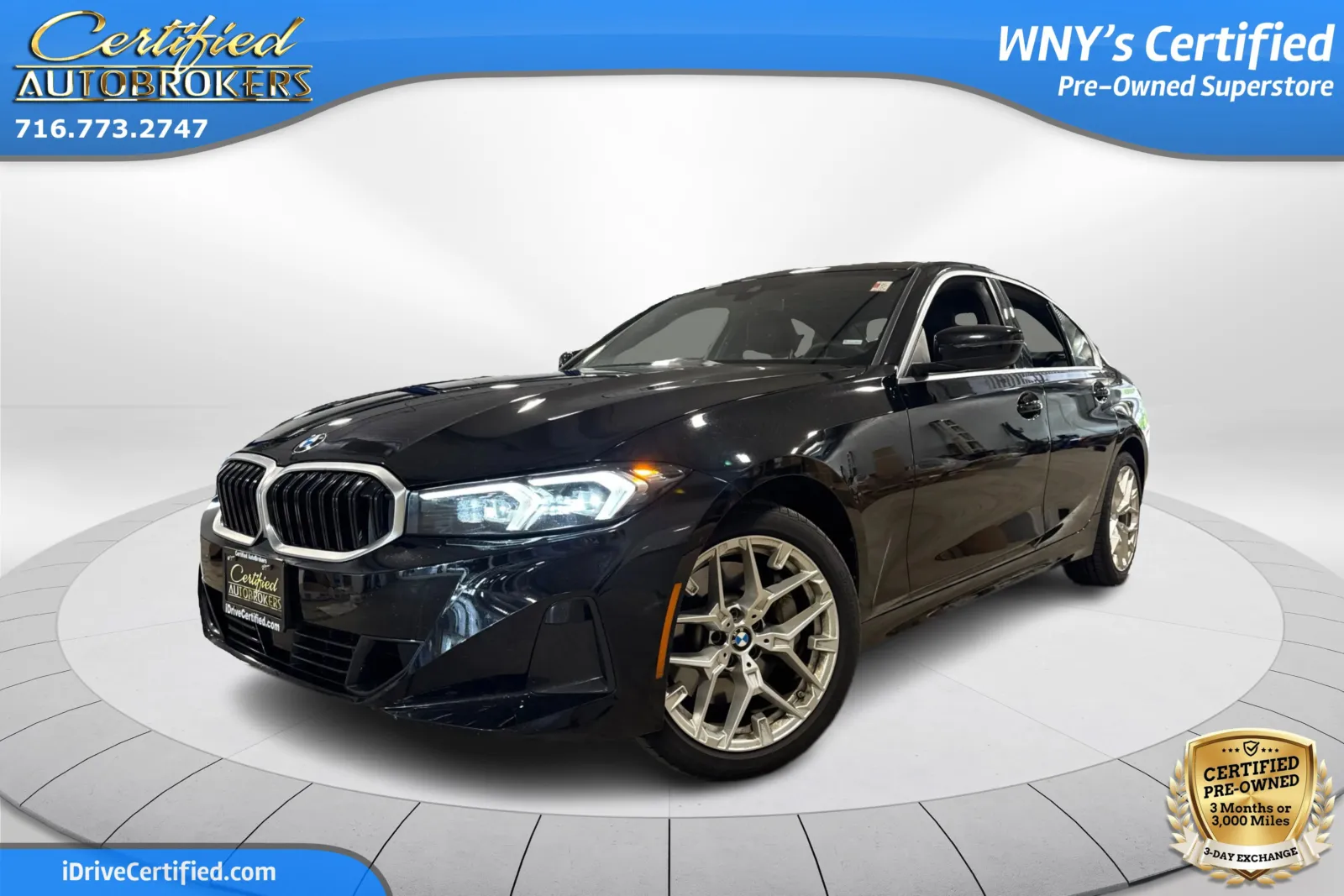 Black 2025 BMW 3 Series 330i xDrive AWD for sale in Grand Island, NY