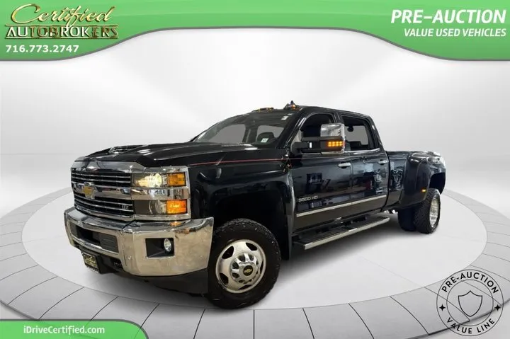 Black 2019 Chevrolet Silverado 3500HD LTZ 4x4 for sale in Grand Island, NY
