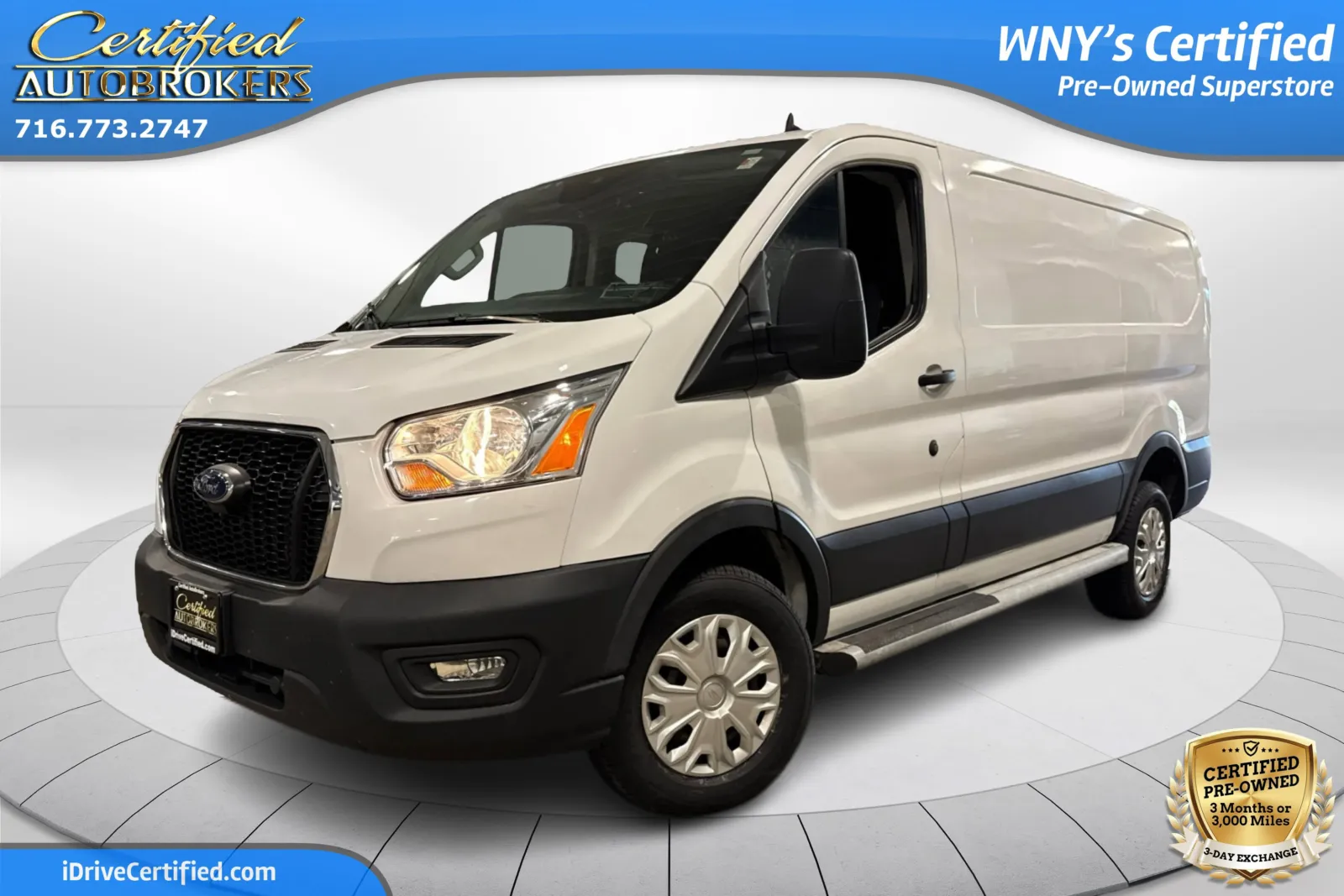 White 2021 Ford Transit Cargo Van 250 for sale in Grand Island, NY