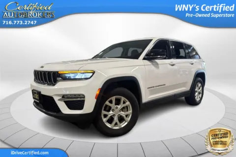 White 2023 Jeep Grand Cherokee Limited 4x4 for sale in Grand Island, NY