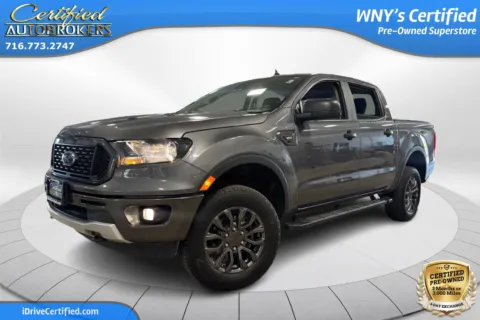 Gray 2021 Ford Ranger XLT 4x4 for sale in Grand Island, NY