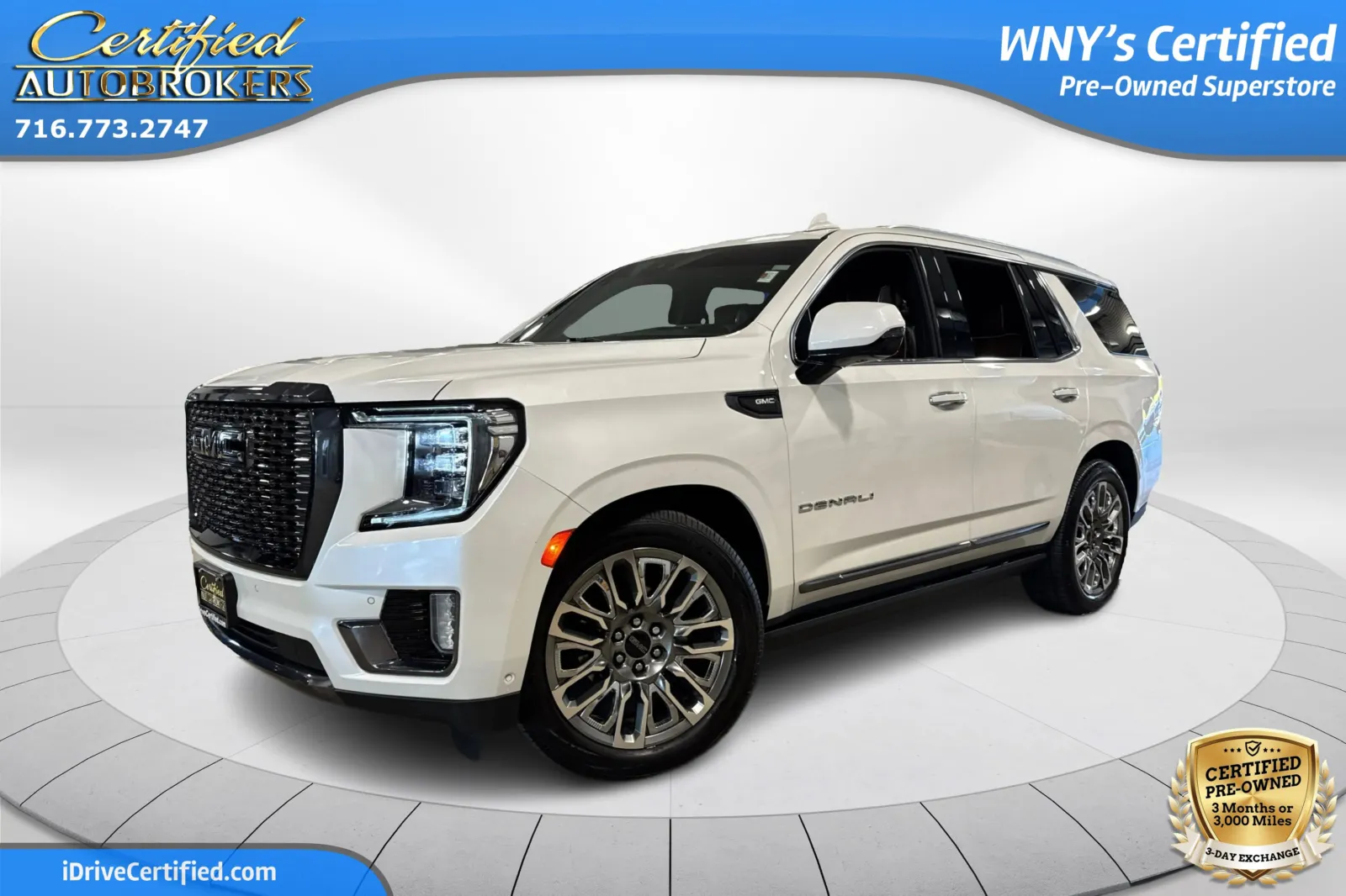 White 2023 GMC Yukon Denali Ultimate 4x4 for sale in Grand Island, NY