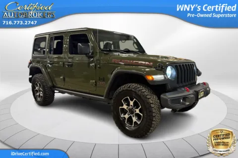 Another view of 2021 Jeep Wrangler Unlimited Rubicon 4x4 for sale in Grand Island, NY at Certified AutoBrokers