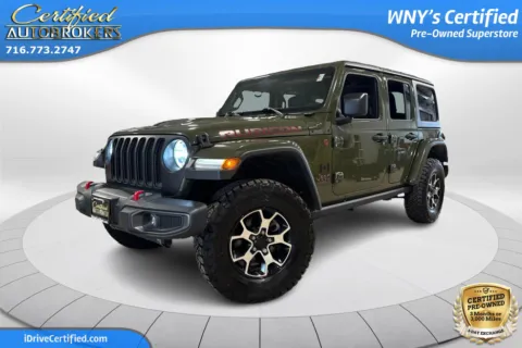 Green 2021 Jeep Wrangler Unlimited Rubicon 4x4 for sale in Grand Island, NY