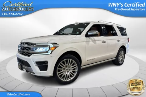 White 2023 Ford Expedition Platinum 4x4 for sale in Grand Island, NY