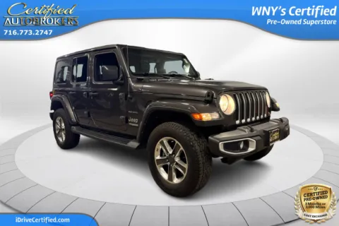 Another view of 2021 Jeep Wrangler Unlimited Sahara 4x4 for sale in Grand Island, NY at Certified AutoBrokers