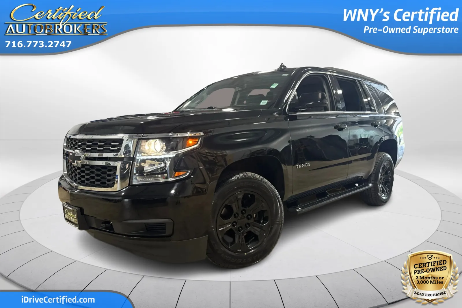 Black 2020 Chevrolet Tahoe LS 4x4 for sale in Grand Island, NY