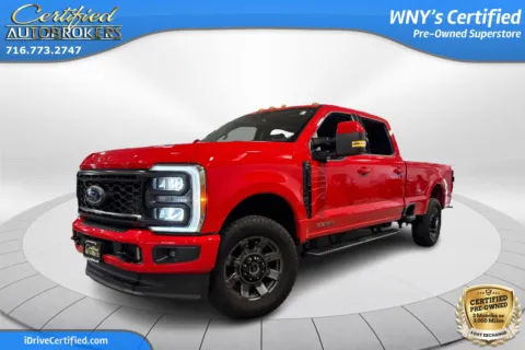 Red 2023 Ford Super Duty F-350 SRW LARIAT LB 4x4 for sale in Grand Island, NY