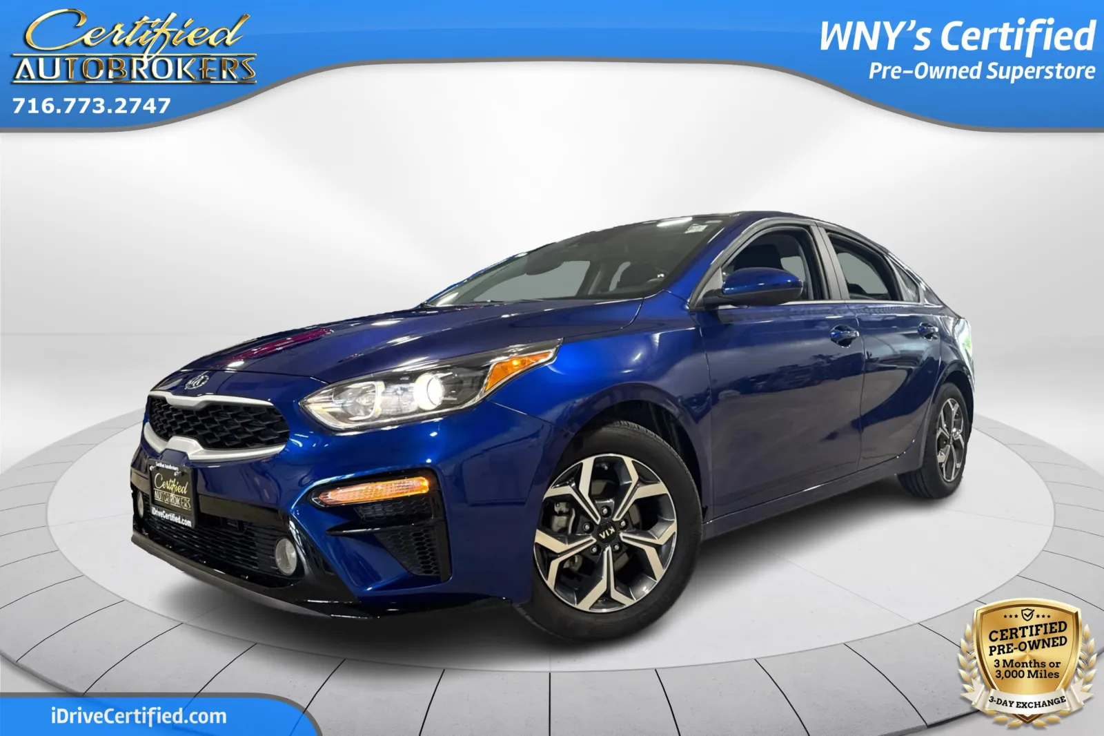 Blue 2020 Kia Forte LXS for sale in Grand Island, NY