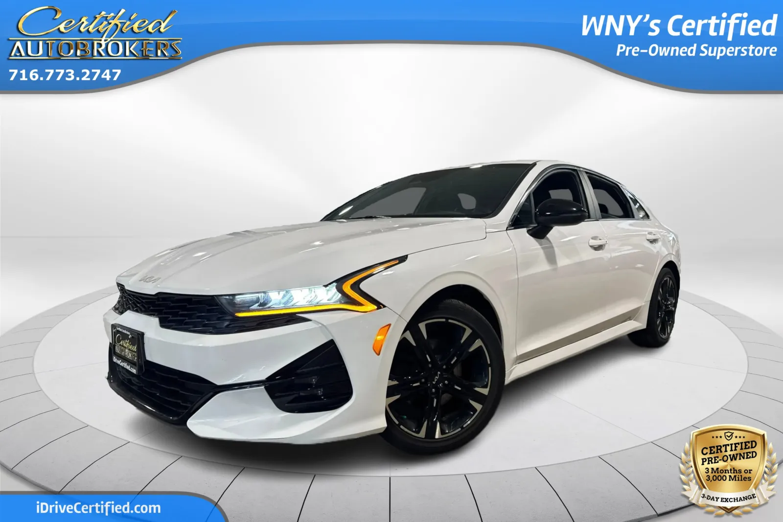 White 2022 Kia K5 GT-Line AWD for sale in Grand Island, NY