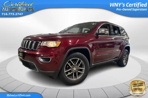 Red 2017 Jeep Grand Cherokee Limited 4x4 for sale in Grand Island, NY