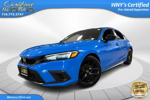 Blue 2022 Honda Civic Hatchback Sport for sale in Grand Island, NY