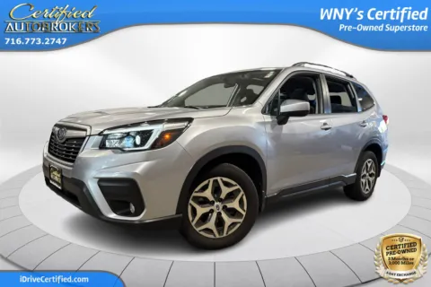 Silver 2021 Subaru Forester Premium AWD for sale in Grand Island, NY