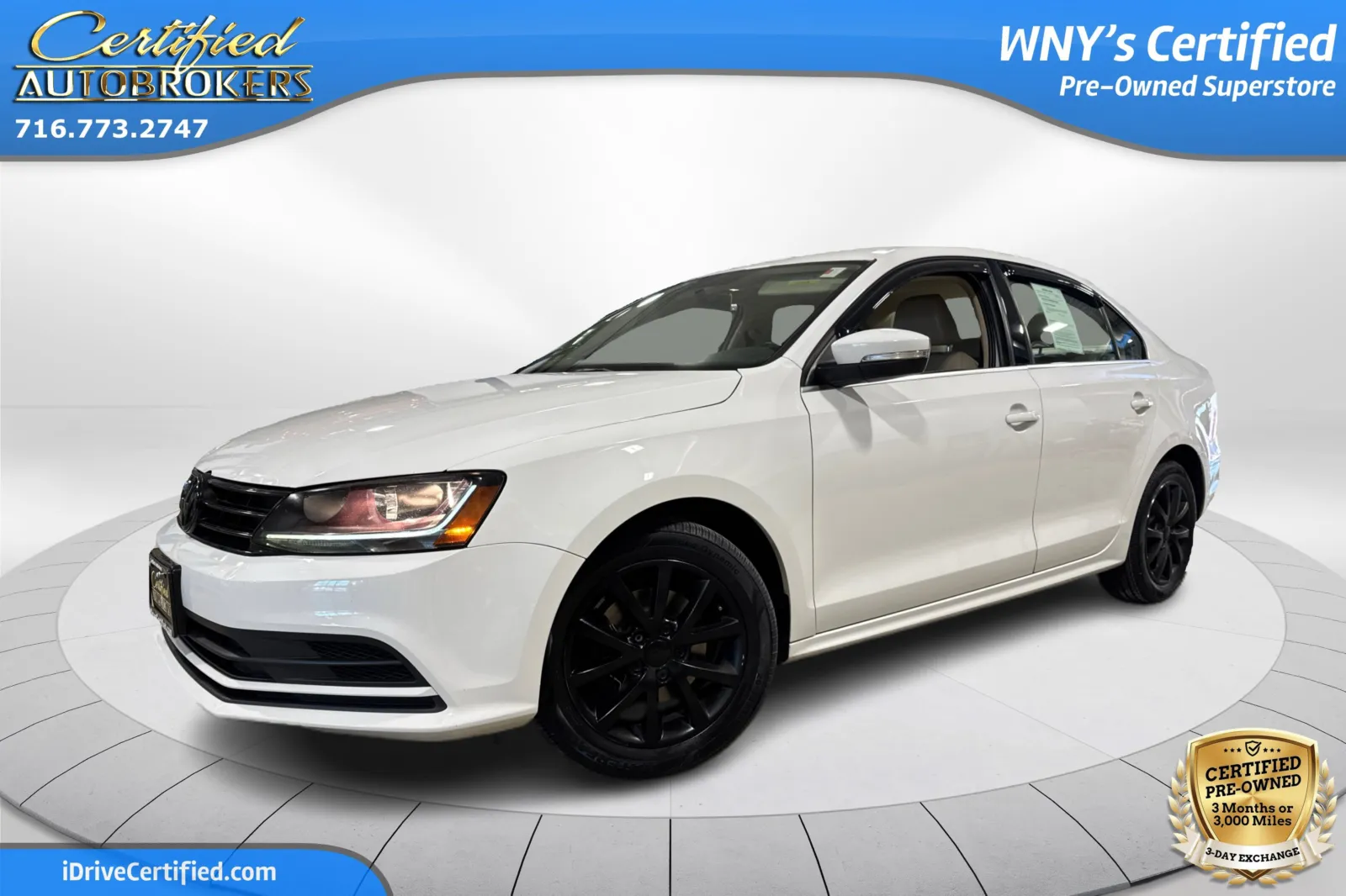 White 2017 Volkswagen Jetta 1.4T SE for sale in Grand Island, NY