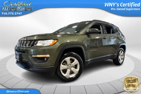 Green 2021 Jeep Compass Latitude 4x4 for sale in Grand Island, NY