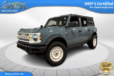 Blue 2021 Ford Bronco Black Diamond 4x4 for sale in Grand Island, NY