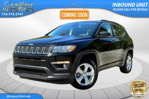 Black 2020 Jeep Compass Latitude 4x4 for sale in Grand Island, NY