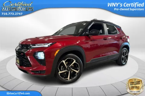 Red 2021 Chevrolet Trailblazer RS for sale in Grand Island, NY