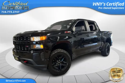 Black 2020 Chevrolet Silverado 1500 Custom Trail Boss Z71 4x4 for sale in Grand Island, NY