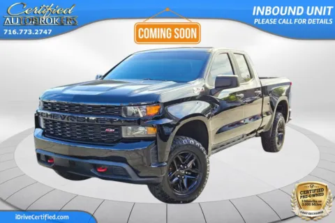 Black 2020 Chevrolet Silverado 1500 Custom Trail Boss Z71 4x4 for sale in Grand Island, NY