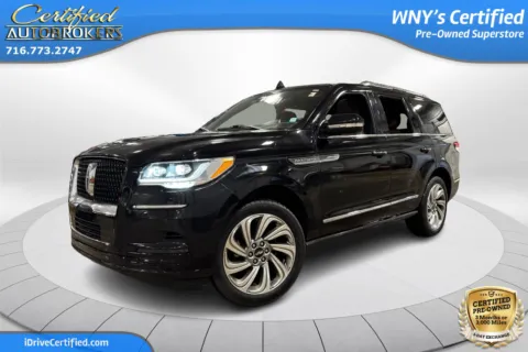 Black 2022 Lincoln Navigator Reserve 4x4 for sale in Grand Island, NY