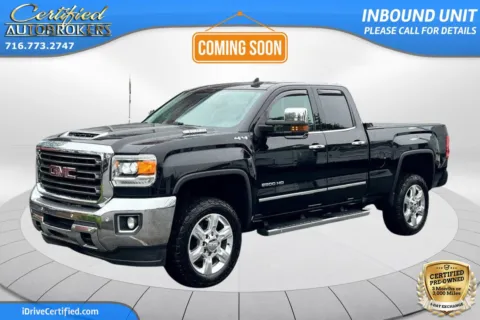 Black 2018 GMC Sierra 2500HD SLT 4x4 for sale in Grand Island, NY