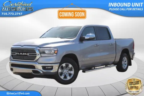 Silver 2023 Ram 1500 Laramie 4x4 for sale in Grand Island, NY