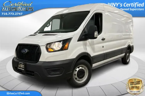 White 2023 Ford Transit Cargo Van 250 Med Roof for sale in Grand Island, NY