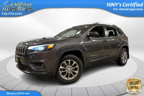 Gray 2019 Jeep Cherokee Latitude Plus 4x4 for sale in Grand Island, NY