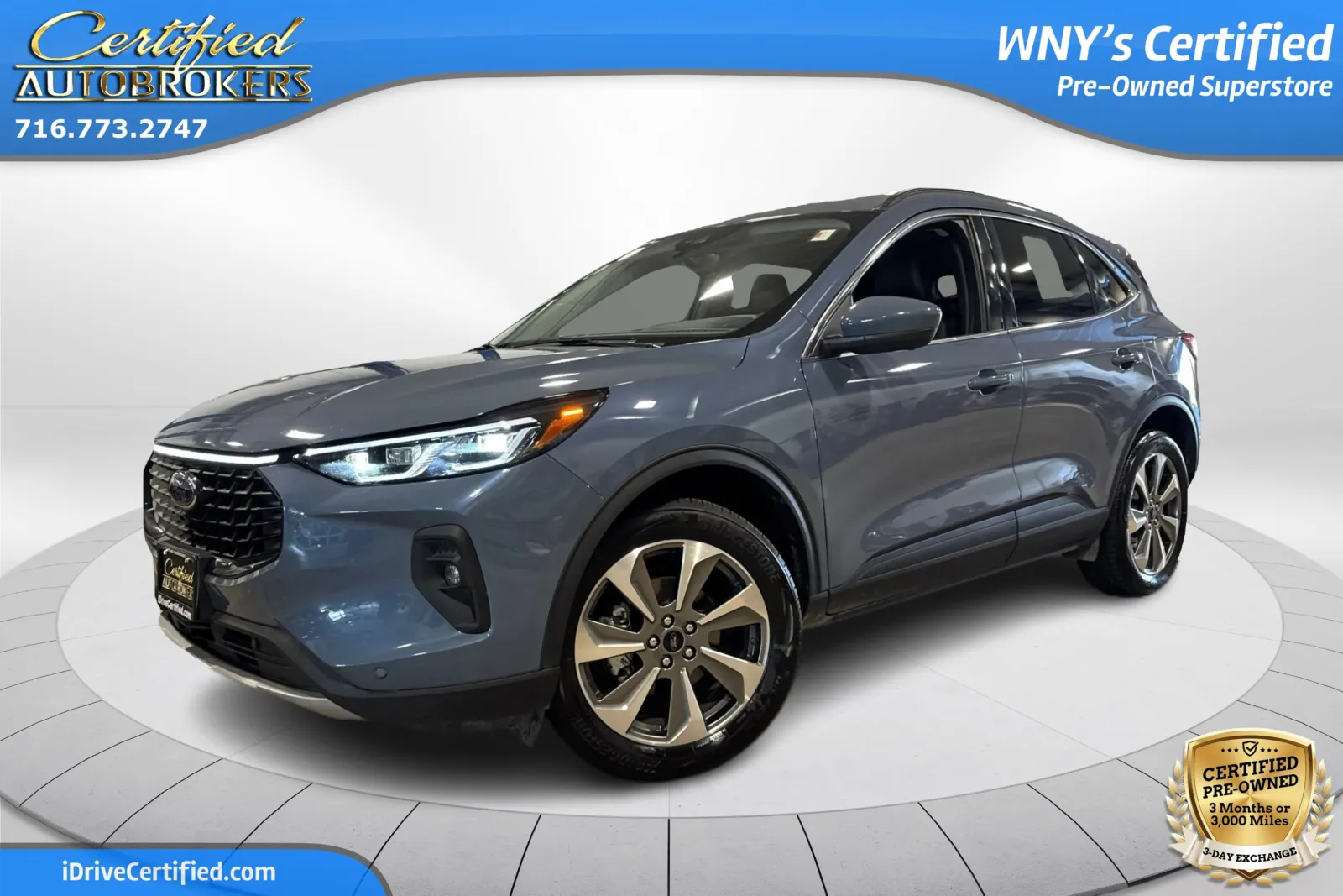 Blue 2024 Ford Escape Platinum AWD for sale in Grand Island, NY