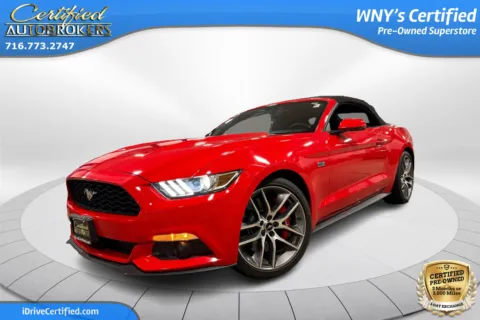 Red 2015 Ford Mustang EcoBoost Premium for sale in Grand Island, NY