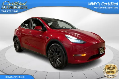 Another view of 2022 Tesla Model Y Long Range AWD for sale in Grand Island, NY at Certified AutoBrokers