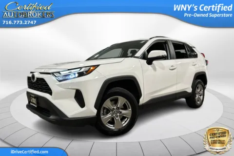 White 2023 Toyota RAV4 XLE AWD for sale in Grand Island, NY