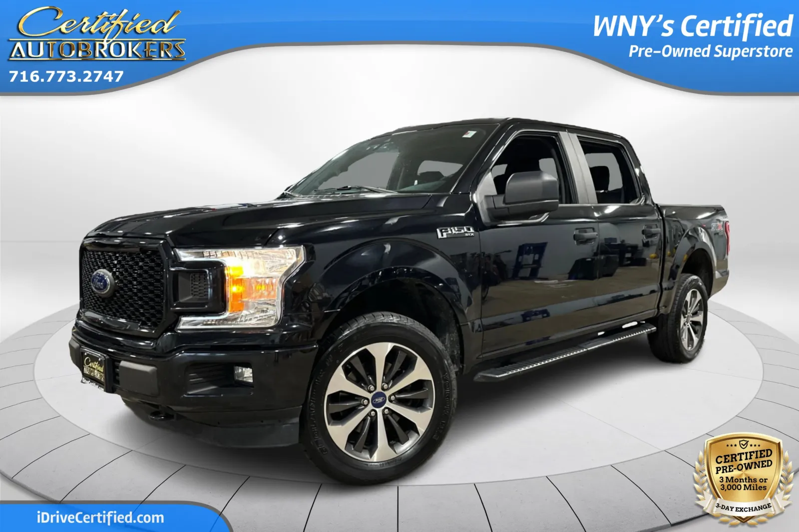 Black 2020 Ford F-150 XL STX 4x4 for sale in Grand Island, NY