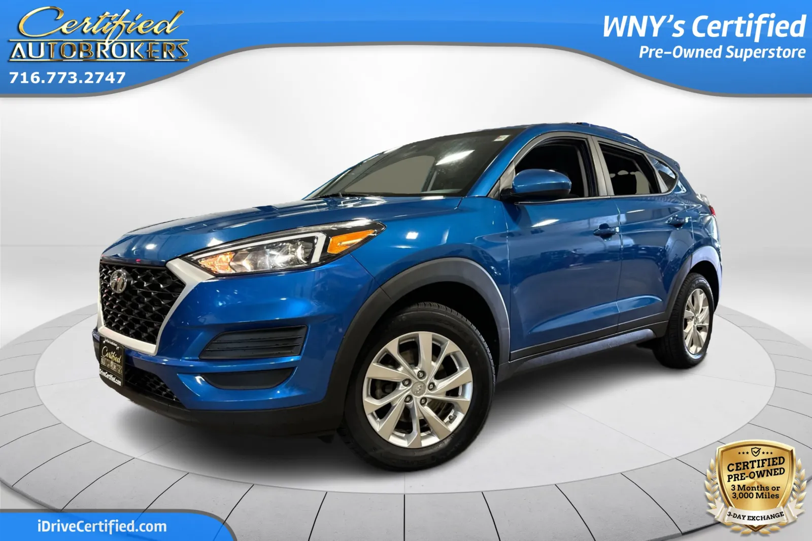 Blue 2019 Hyundai Tucson SE for sale in Grand Island, NY