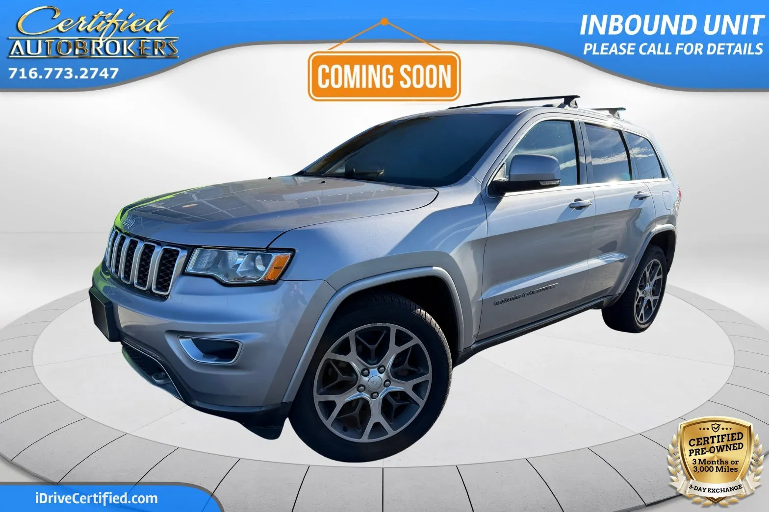 Silver 2018 Jeep Grand Cherokee Limited 4x4 for sale in Grand Island, NY