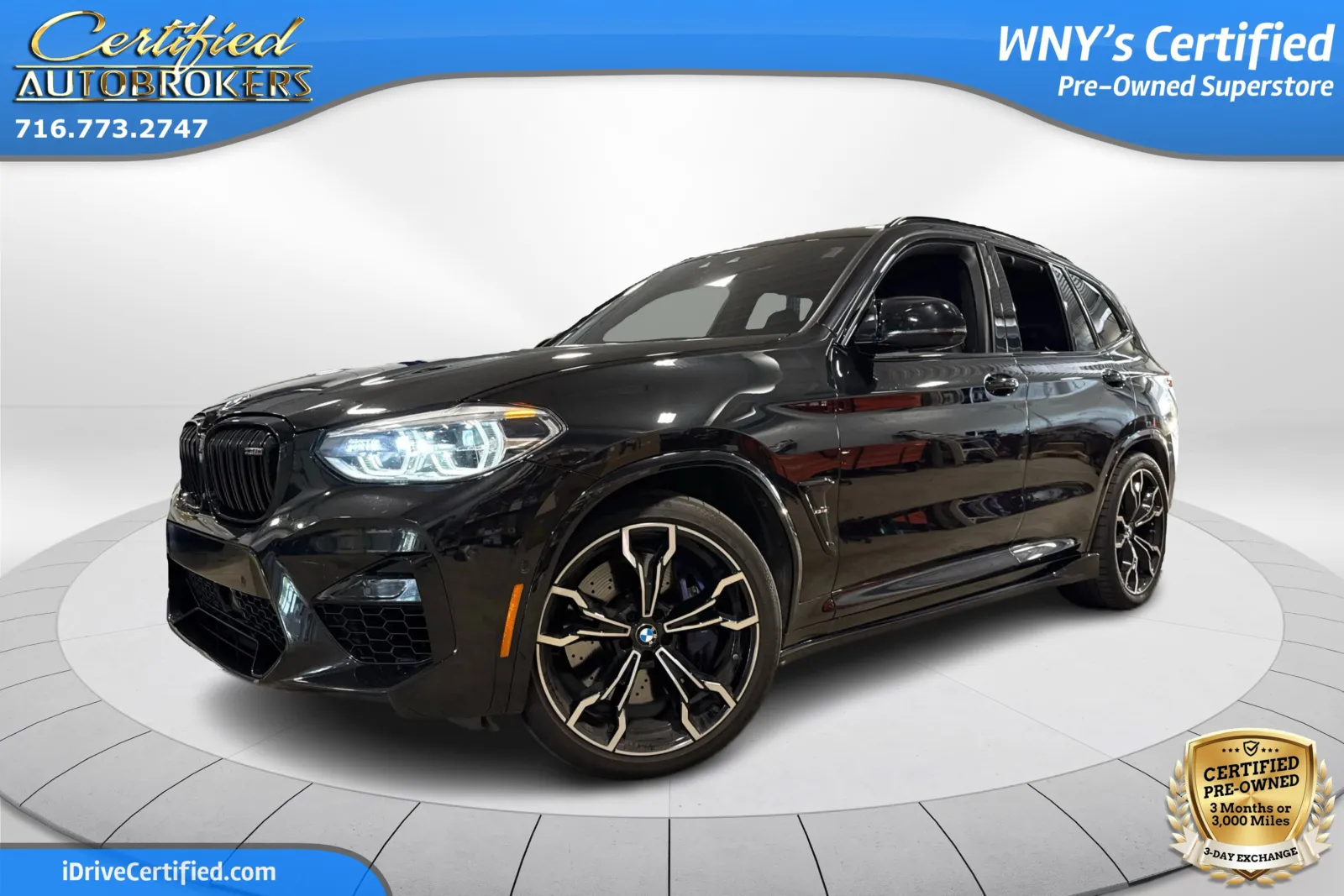 Black 2021 BMW X3 M AWD for sale in Grand Island, NY