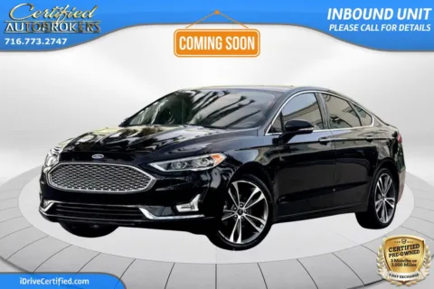 Black 2020 Ford Fusion Hybrid Titanium for sale in Grand Island, NY