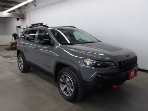 Photos of 2022 Jeep Cherokee Trailhawk for sale in Fremont, NE at Gene Steffy Chrysler Dodge Jeep RAM