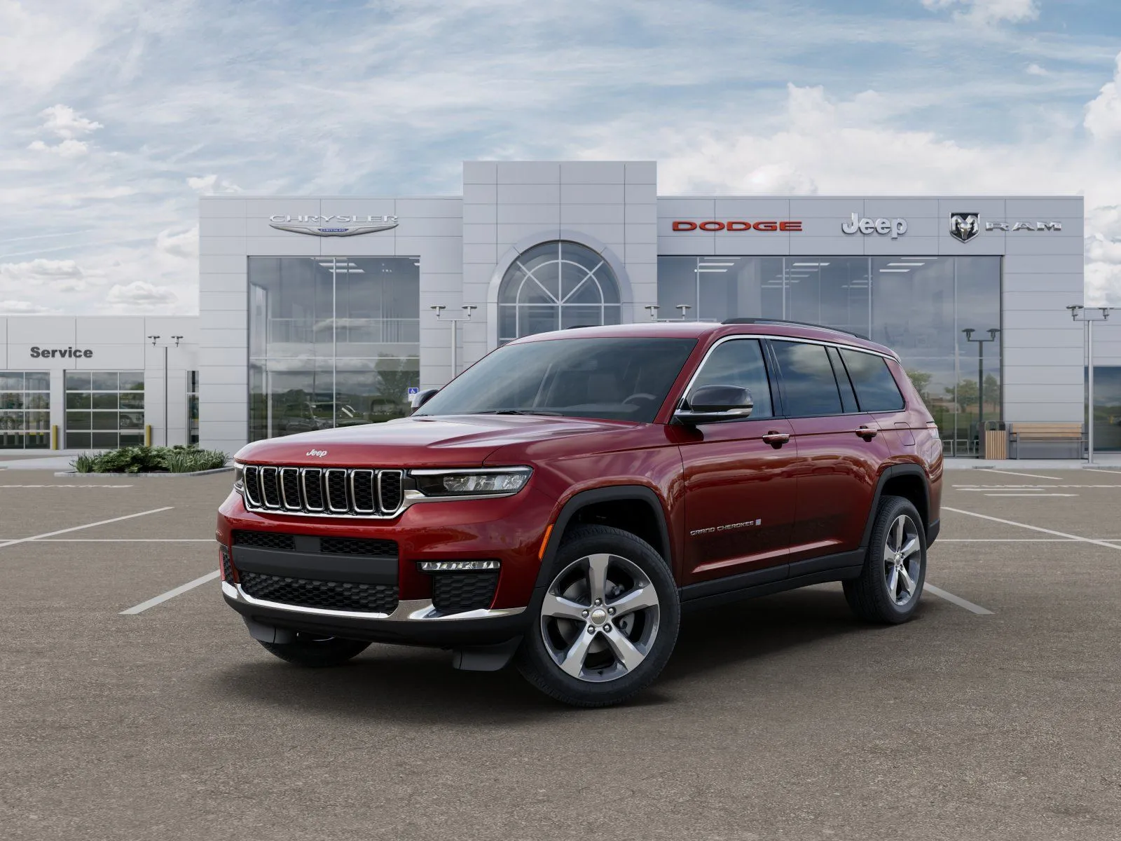 Red 2025 Jeep Grand Cherokee L Limited for sale in Fremont, NE