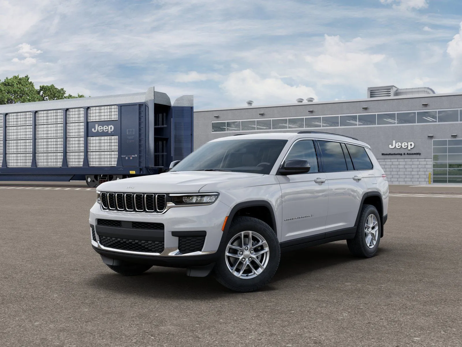 White 2026 Jeep Grand Cherokee L Laredo for sale in Fremont, NE