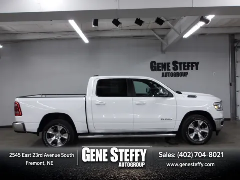 White 2023 Ram 1500 Laramie for sale in Fremont, NE