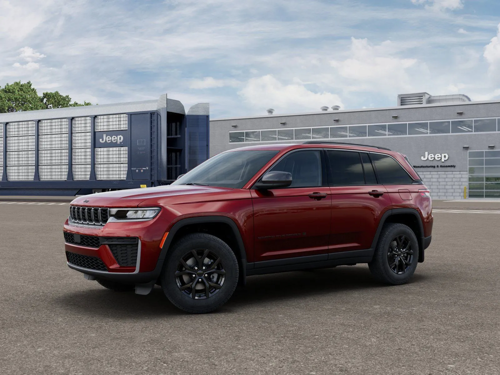 Red 2026 Jeep Grand Cherokee Altitude for sale in Fremont, NE